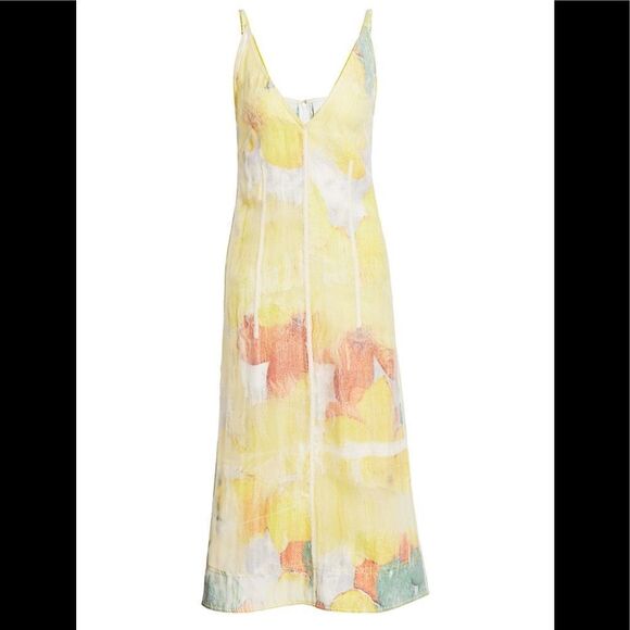 Philippe Lim Transparent Frame Abstract Dress
